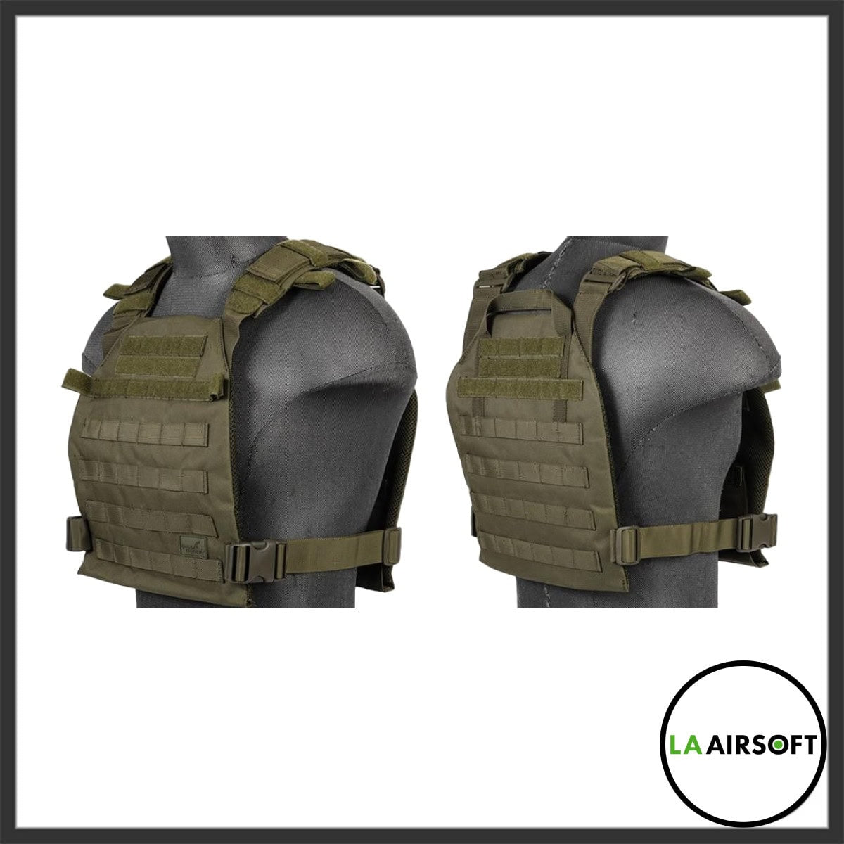 LT Nylon QR Lightweight Tactical Vest OD Green