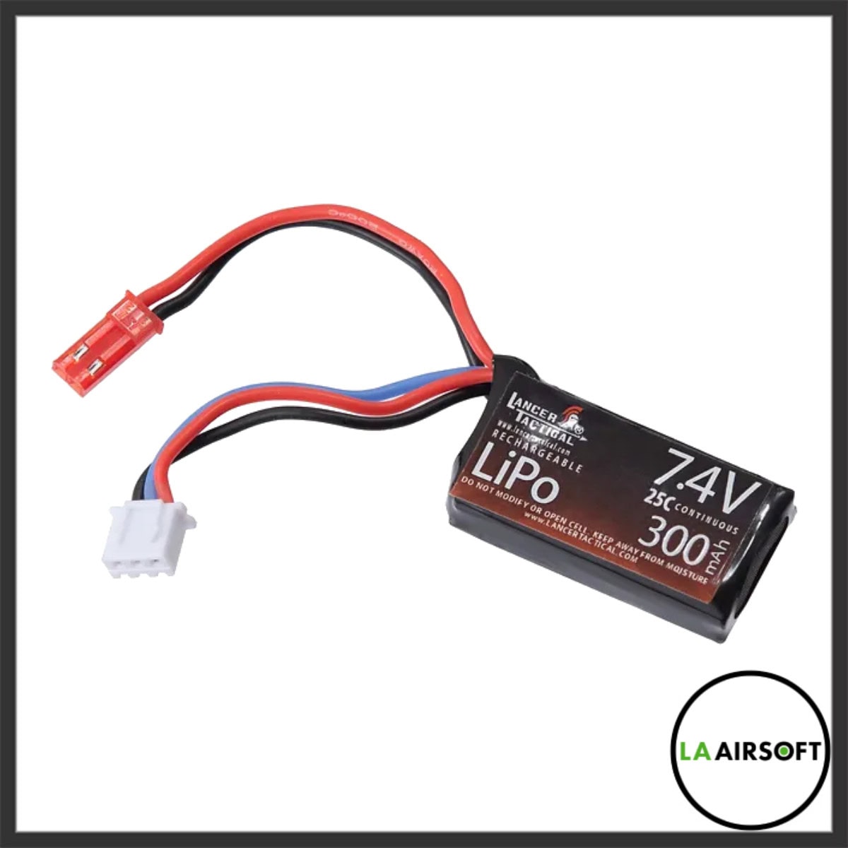 Lancer Tactical 7.4v 300mAh Fusion Engine LiPo Airsoft Battery