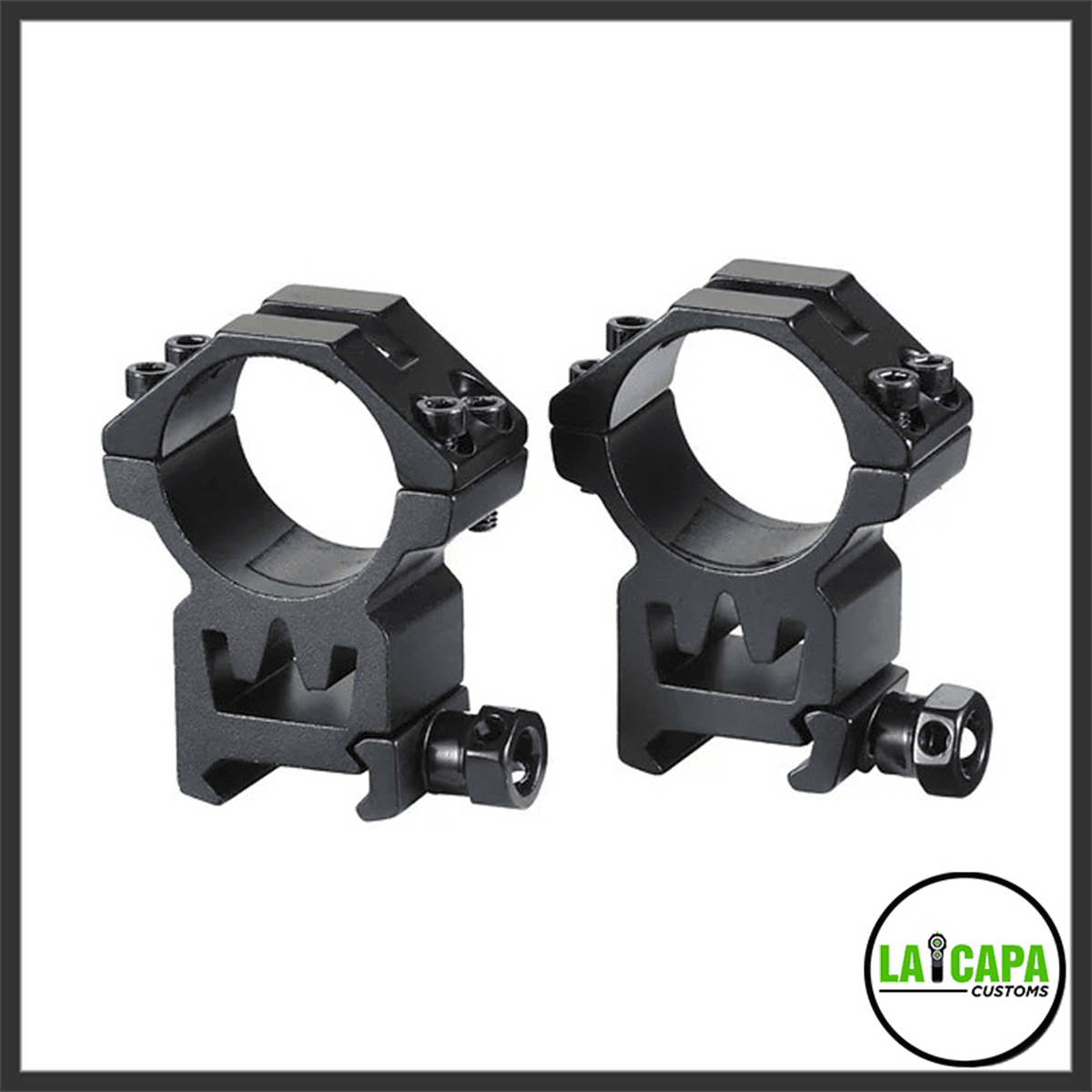 Lancer Tactical 1.5-5x32 Rifle Scope with Mounts