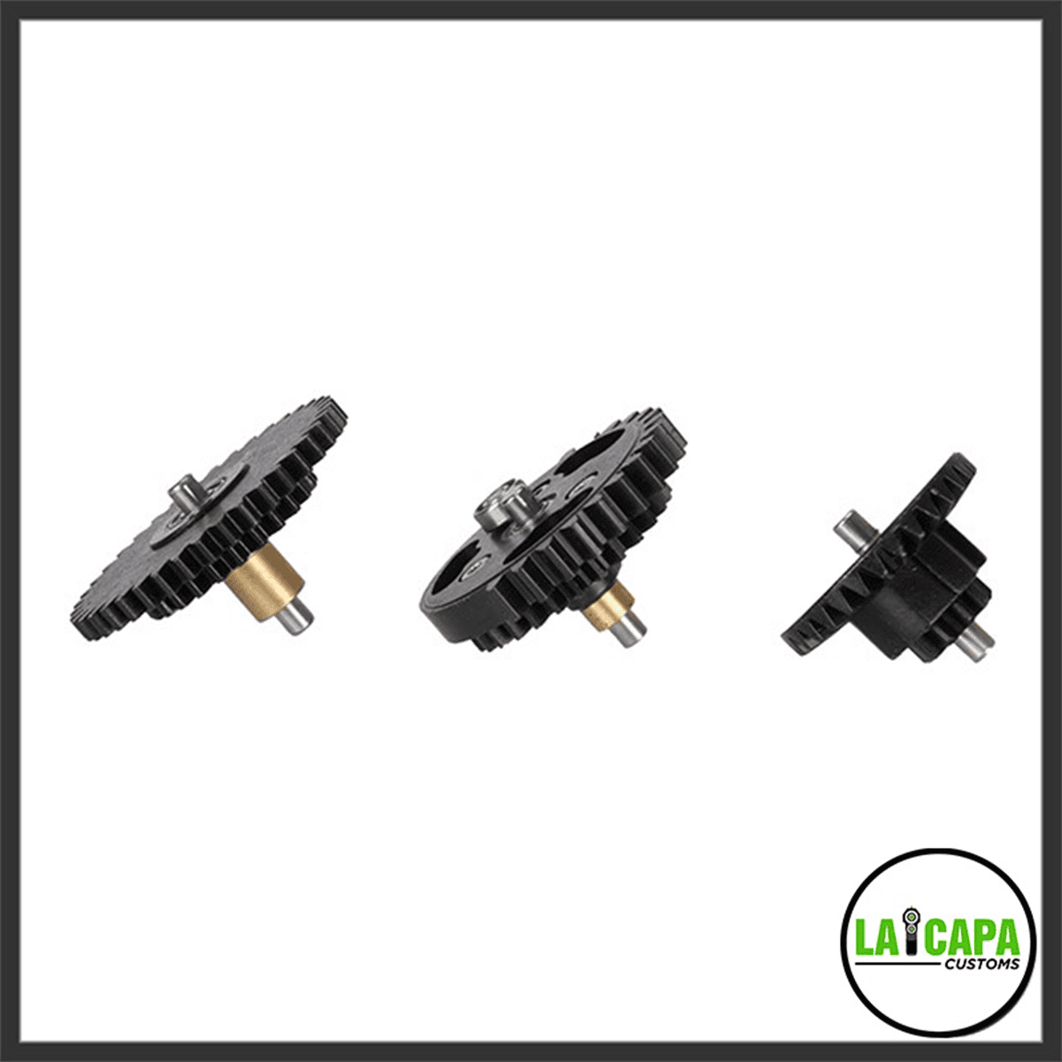 Lancer Tactical 13:1 High Speed Steel CNC Bearing Gear Set