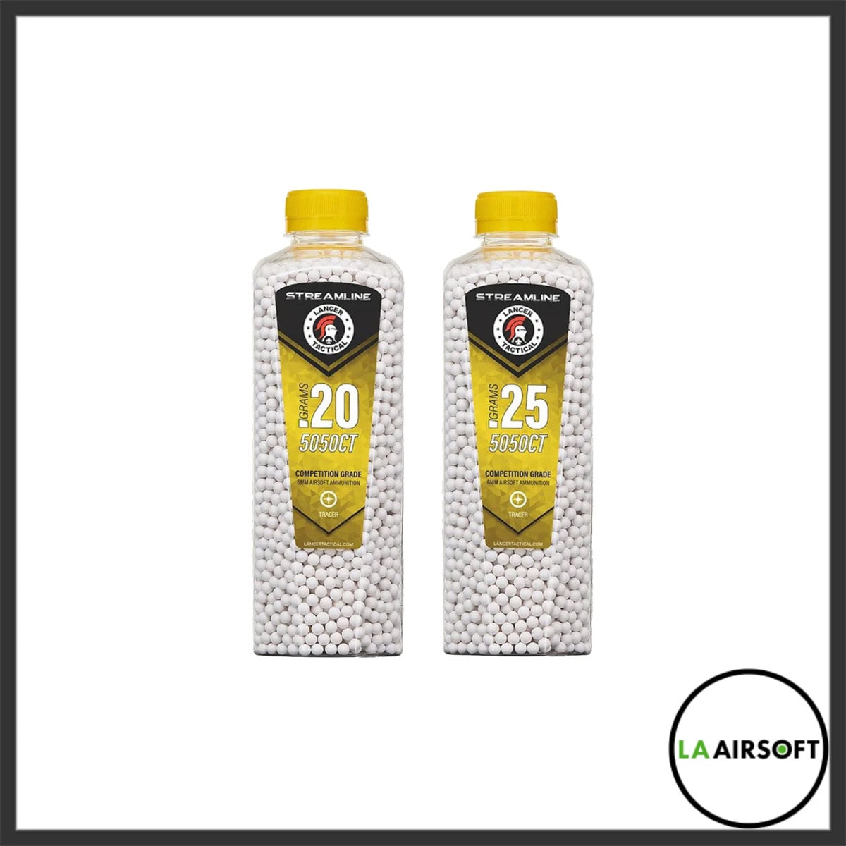 Lancer Tactical 5050 Round Streamline Tracer BBs (2)