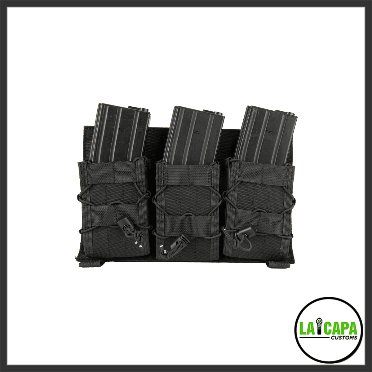 Lancer Tactical Adaptive Hook and Loop Triple AR Mag Pouch