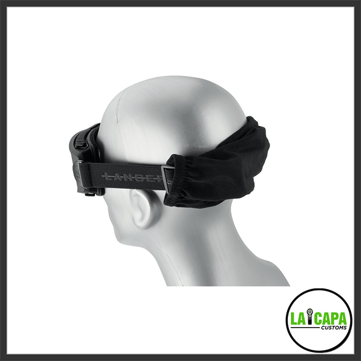 Lancer Tactical Aero Protective Black Airsoft Goggles