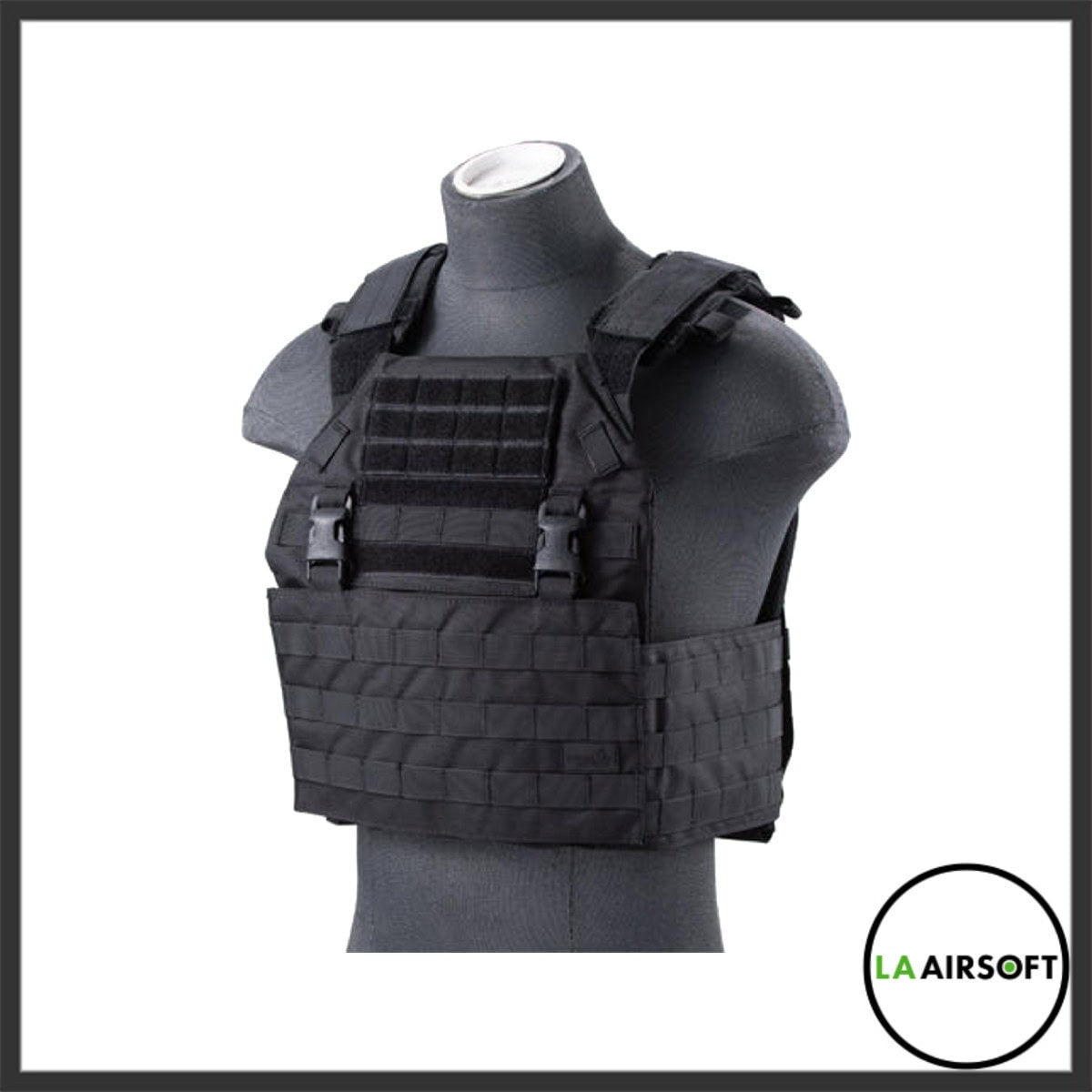 Lancer Tactical Vest with Molle Webbing and Detachable Buckles