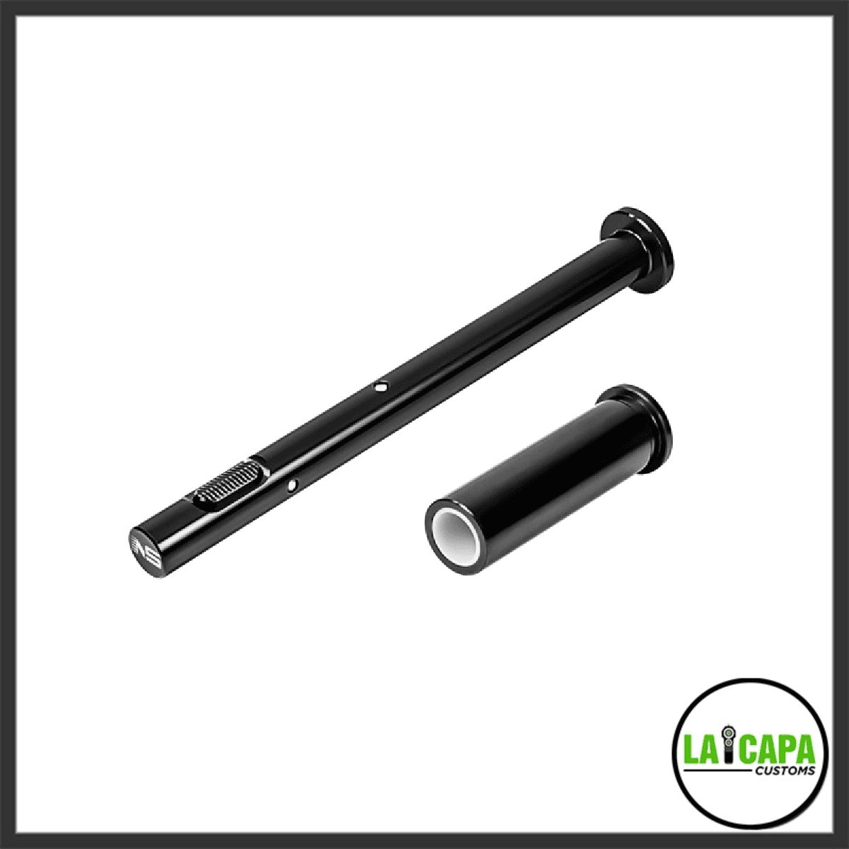 NexxSpeed Aluminum Recoil Spring Plug and Guide Rod for Hi-CAPA 5.1 Black