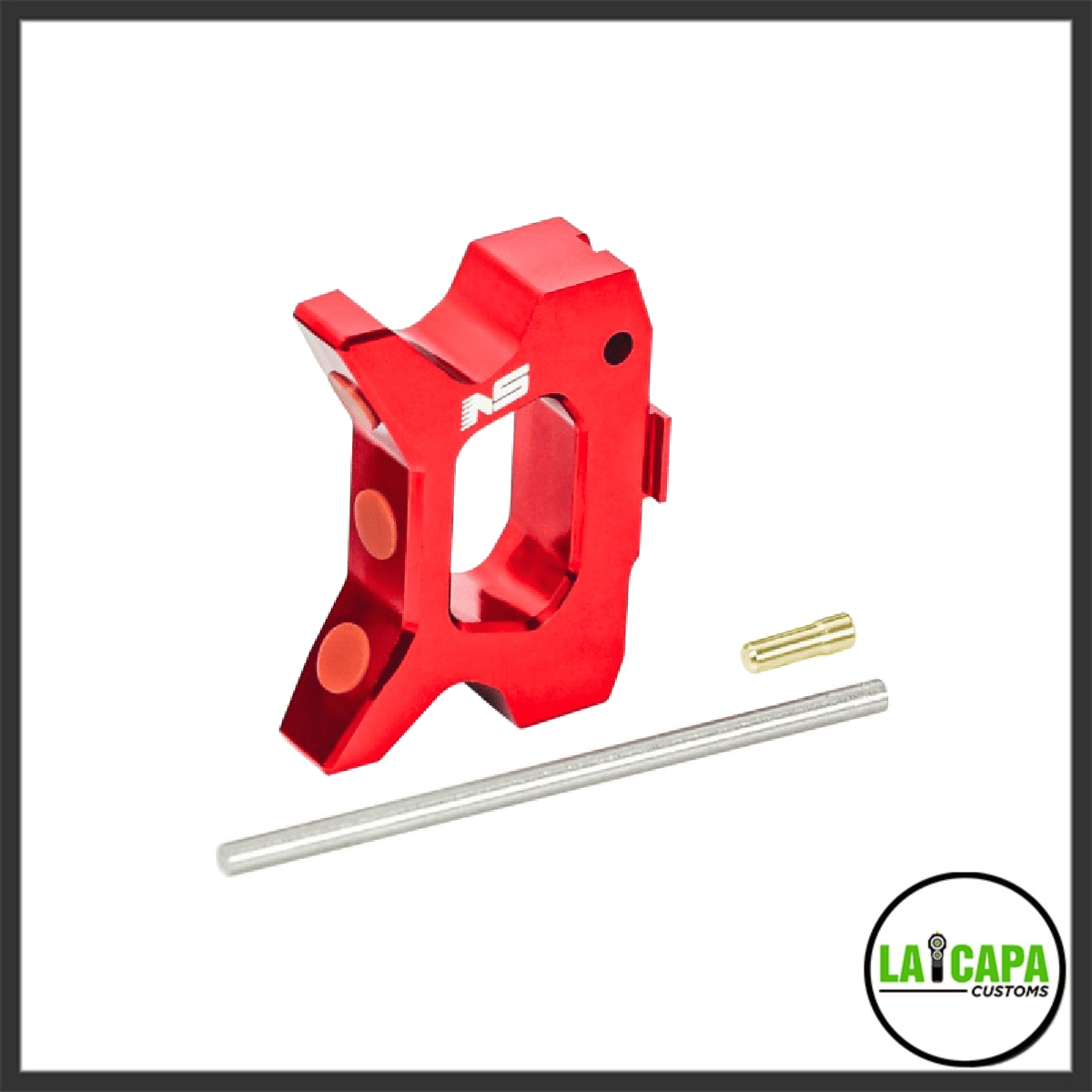 NexxSpeed Aluminum Speed Trigger (Style A) for Hi-CAPA - Red