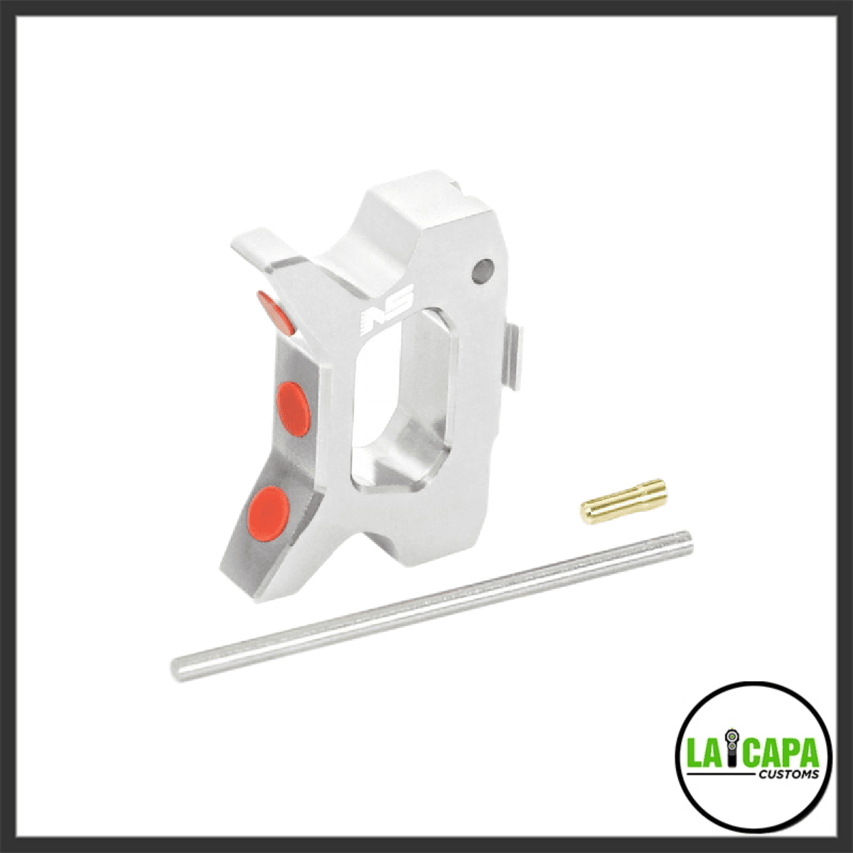 NexxSpeed Aluminum Speed Trigger (Style A) for Hi-CAPA - Silver