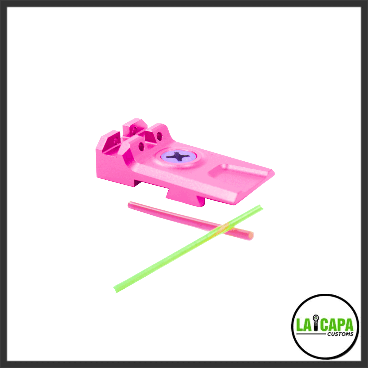 LA Capa Customs Lightweight Rear Sight - Pink