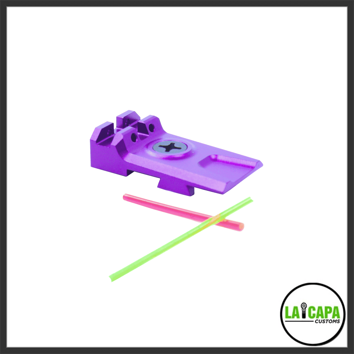 LA Capa Customs Lightweight Rear Sight - Purple