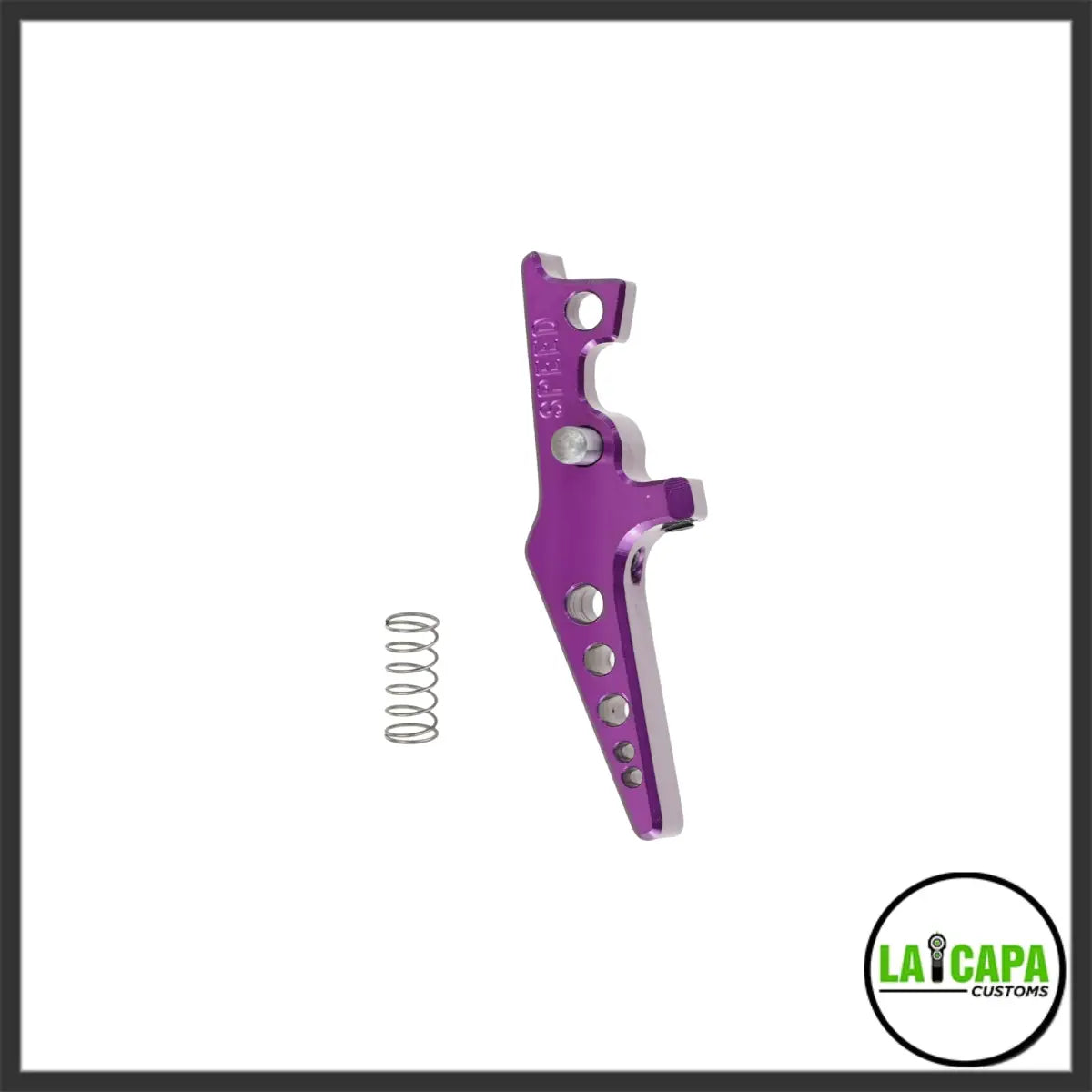 Speed Airsoft HPA M4 Blade Tunable Trigger purple