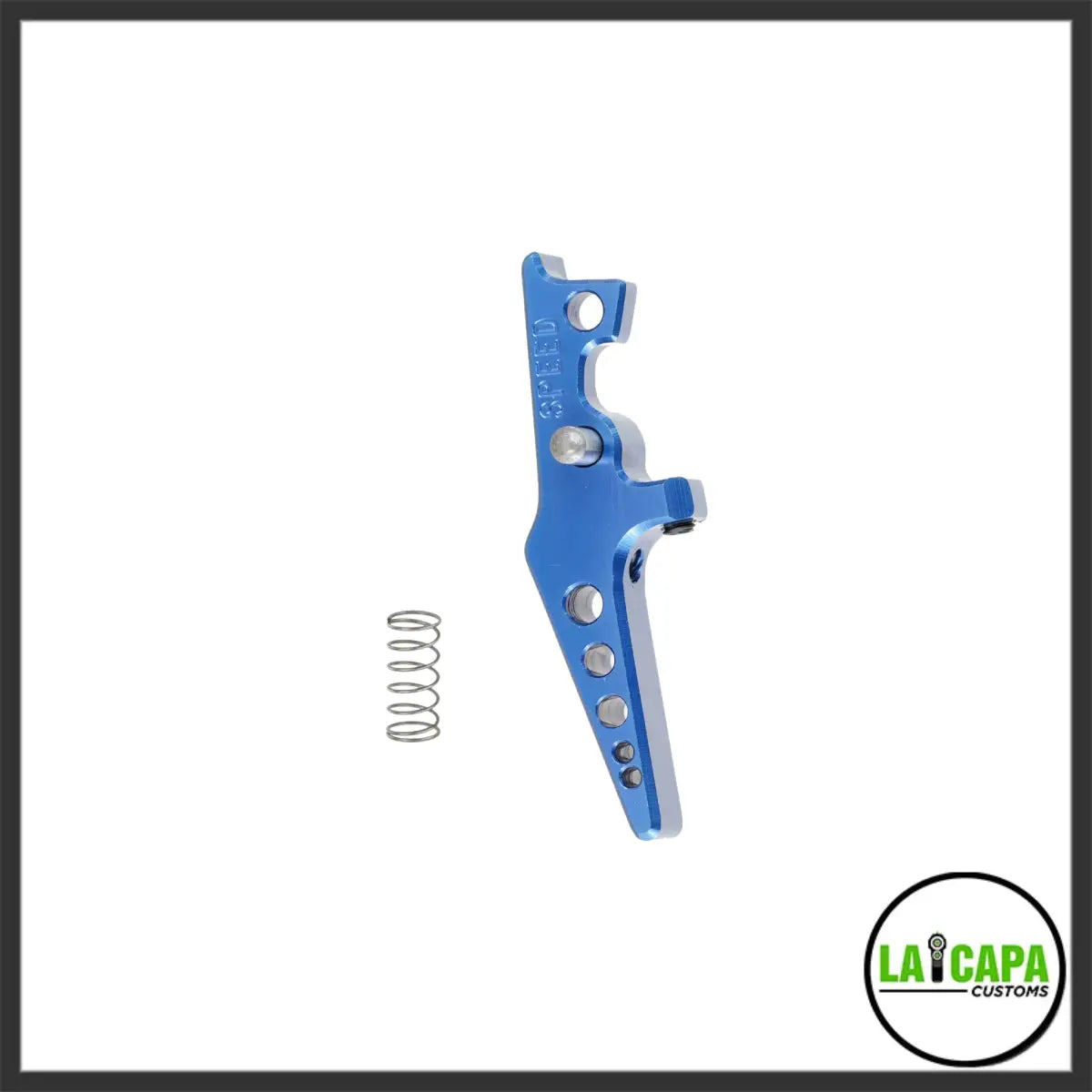 Speed “Blade” Tunable Trigger for HPA M4 blue