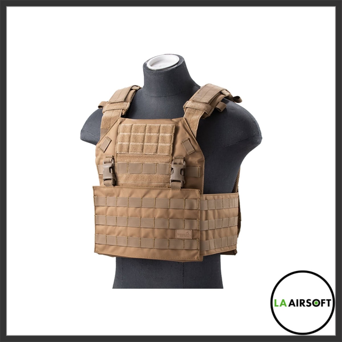 Lancer Tactical Vest with Molle Webbing and Detachable Buckles