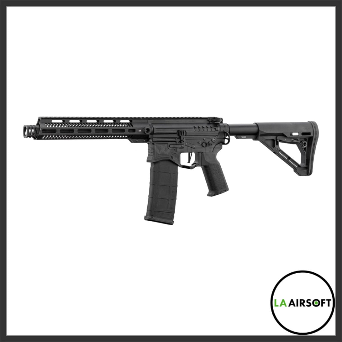 Zion Arms R15 Mod 1 Long Rail Airsoft Rifle with Delta Stock