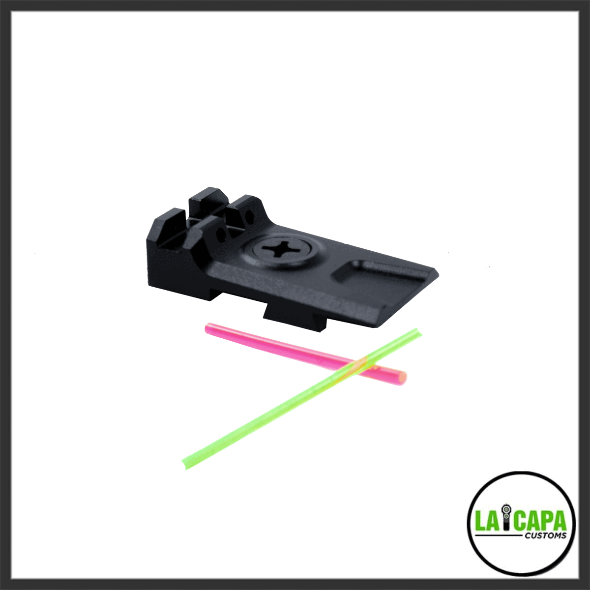 LA Capa Customs Lightweight Rear Sight - Black