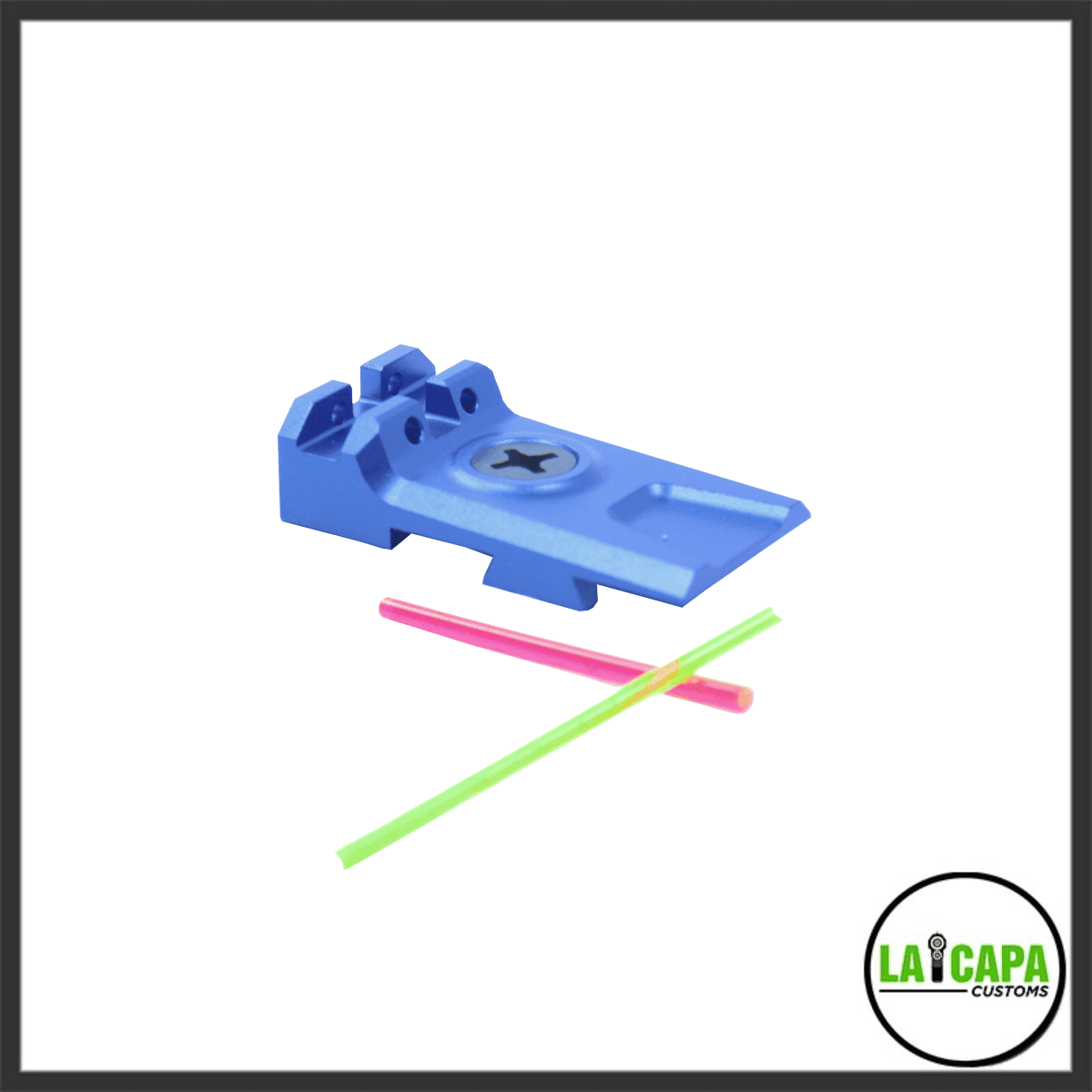 LA Capa Customs Lightweight Rear Sight - Blue