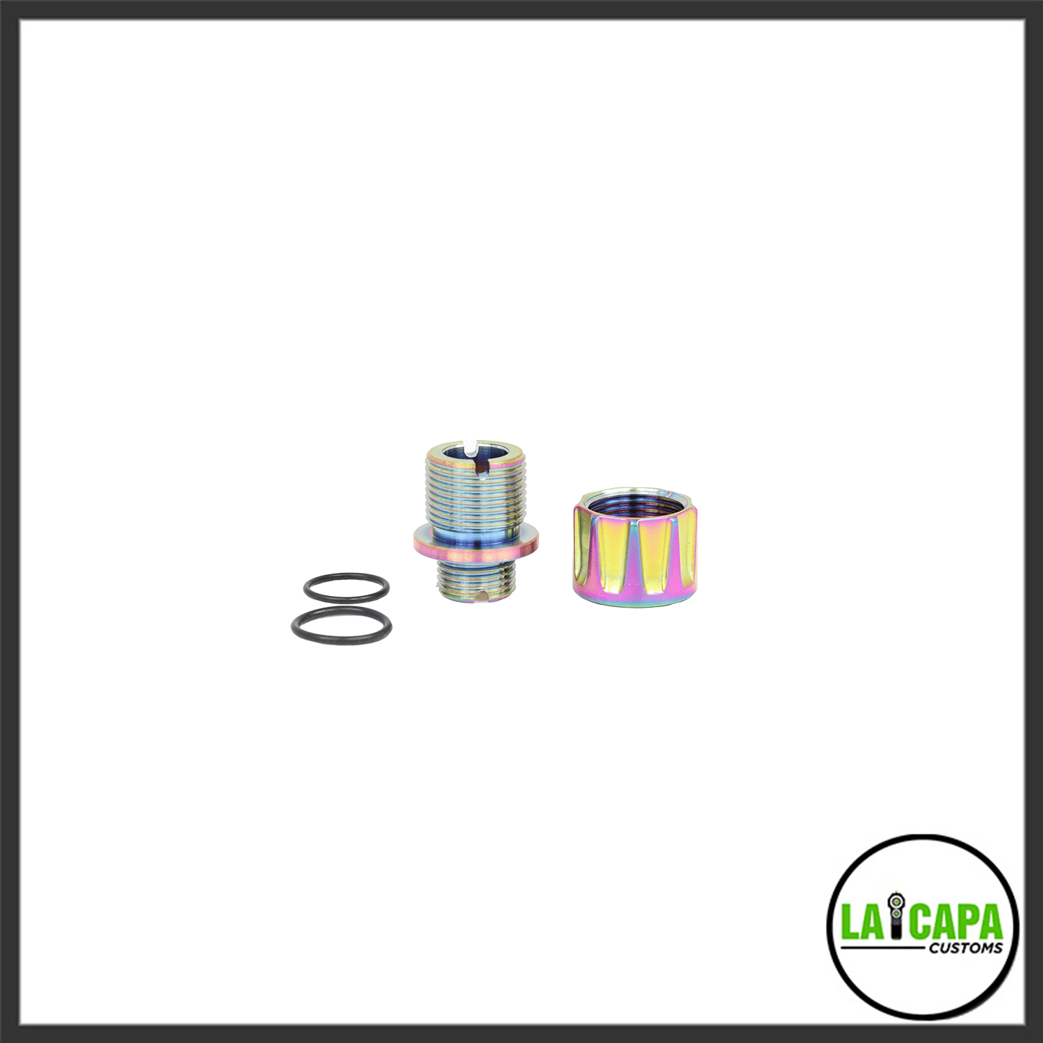 LA Capa Customs Thread Adapter - Rainbow