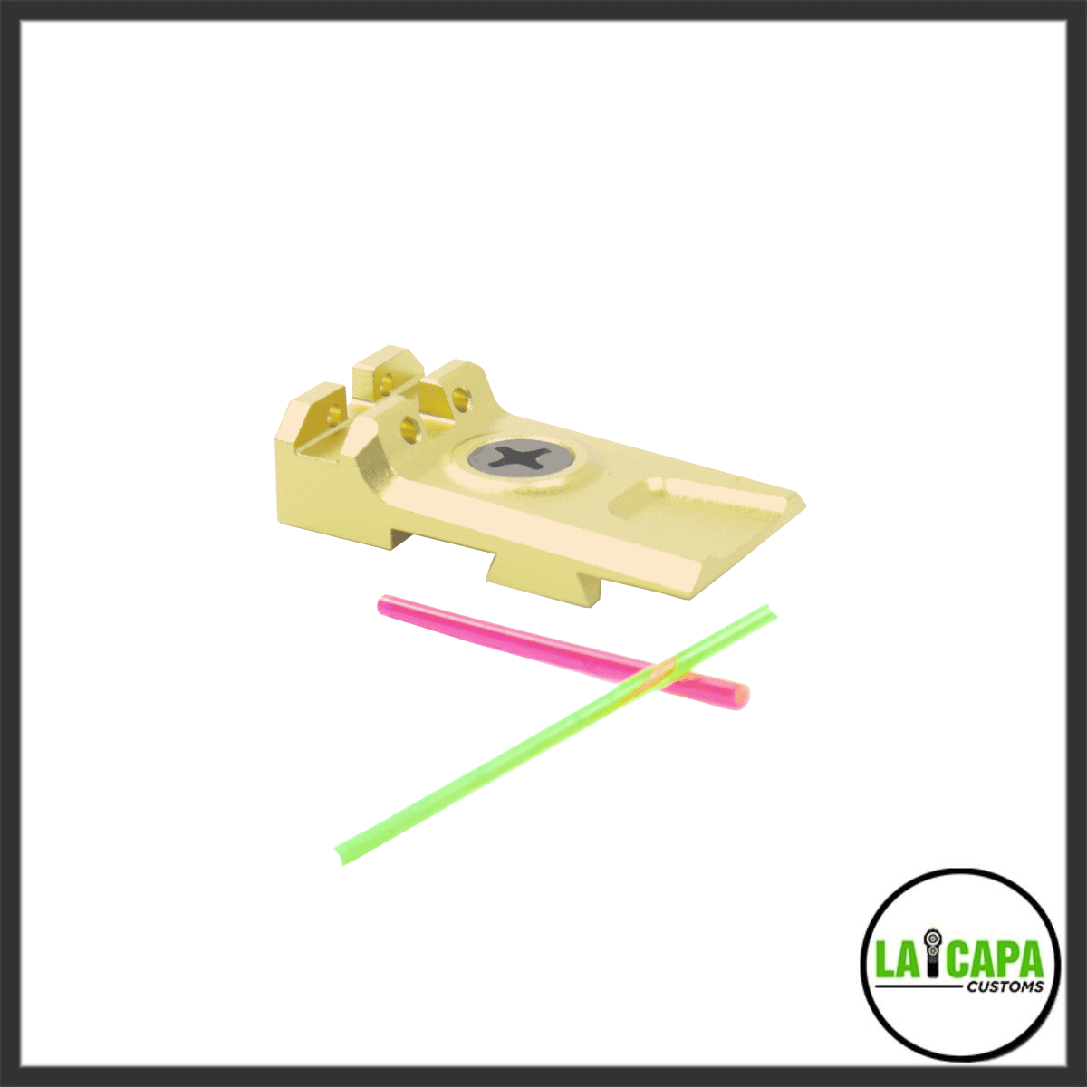 LA Capa Customs Lightweight Rear Sight - Gold