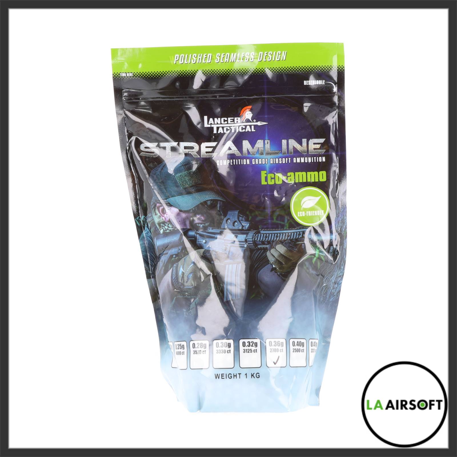 Lancer Tactical 3330rd Streamline Biodegradable BBs