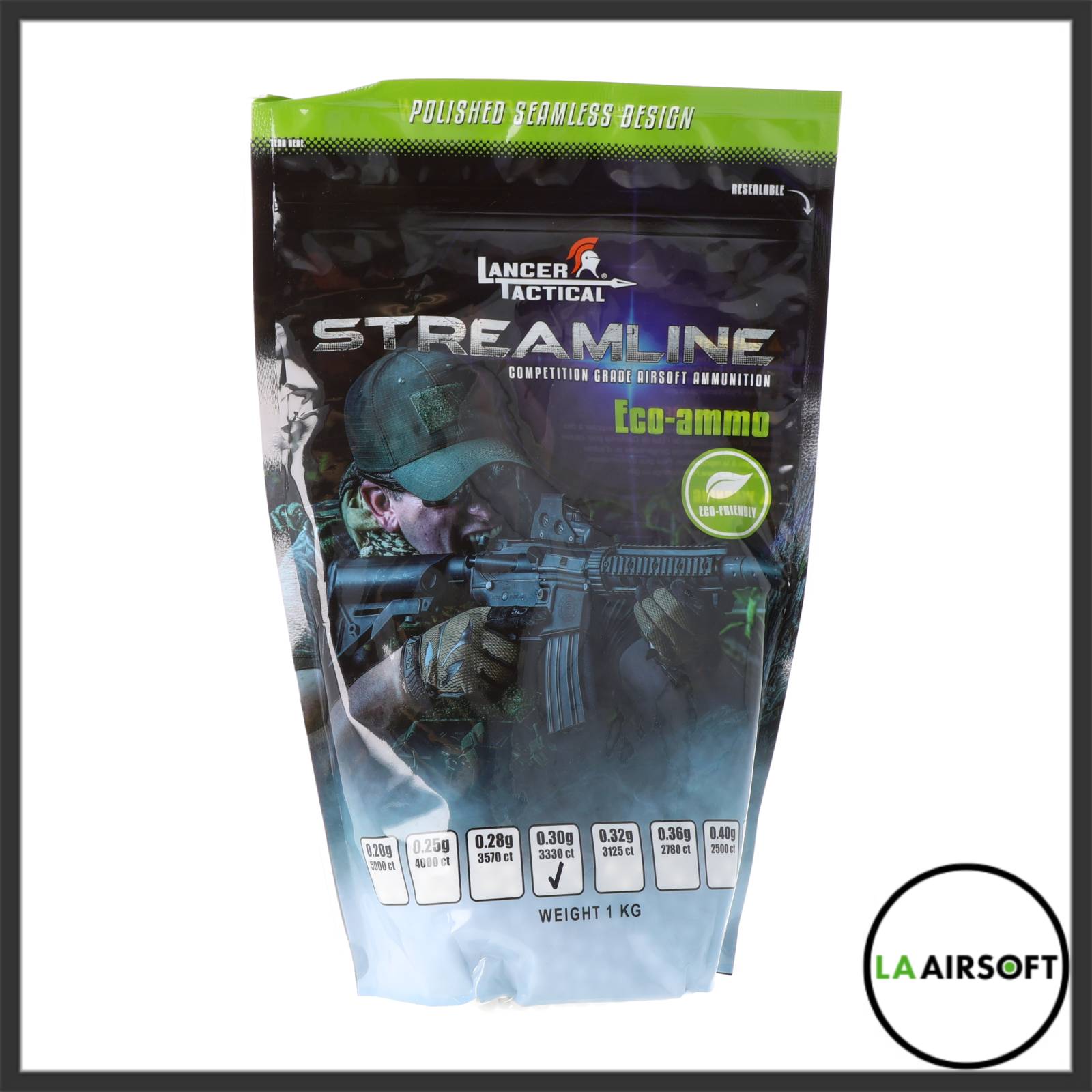 Lancer Tactical 3330rd Streamline Biodegradable BBs