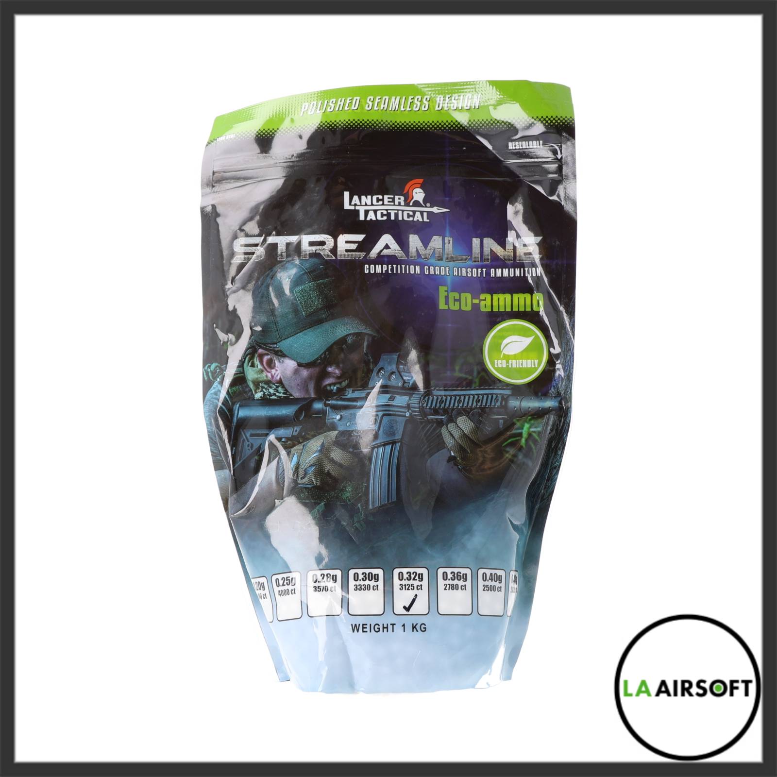 Lancer Tactical 3330rd Streamline Biodegradable BBs