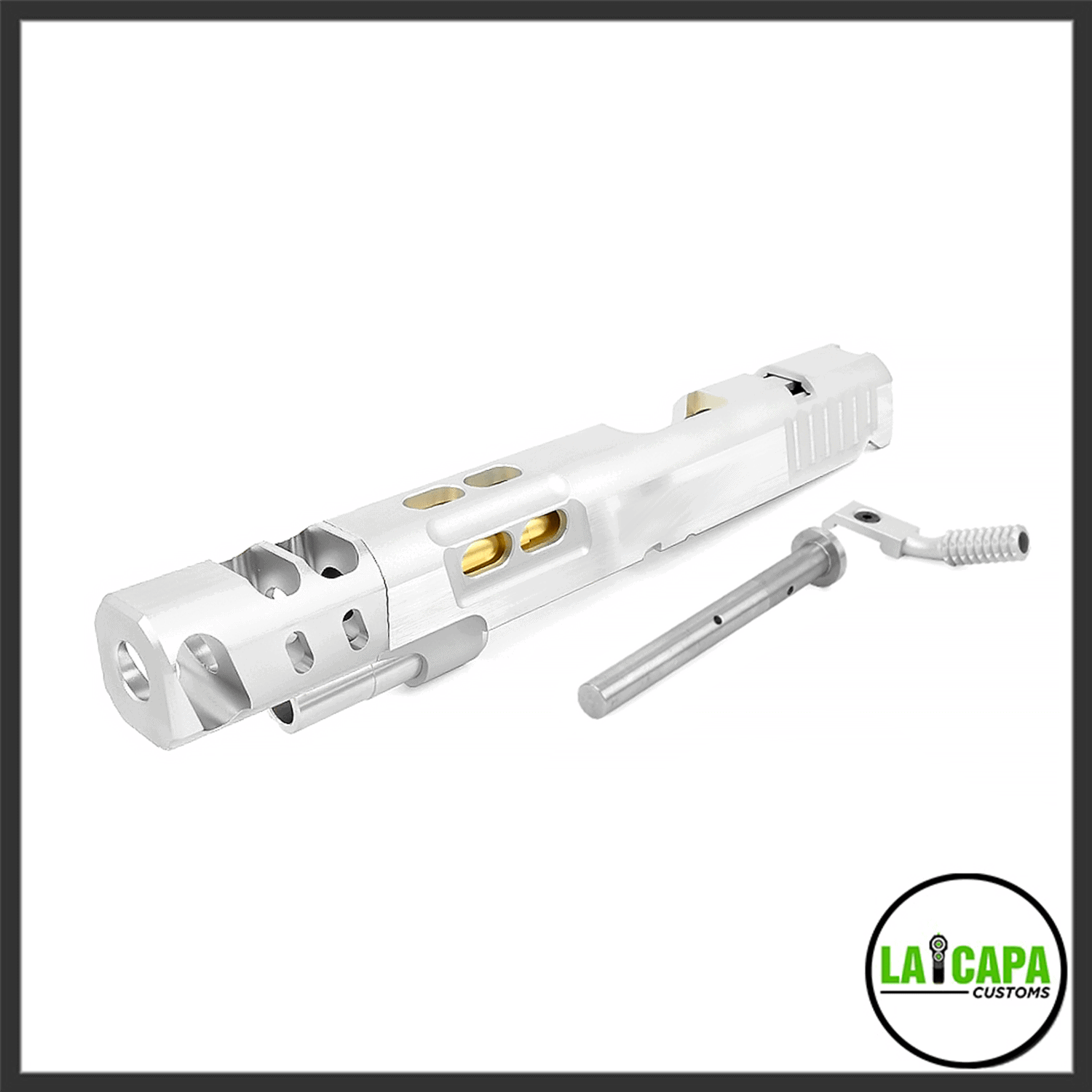 Airsoft Masterpiece S Style DVC Open Slide for Hi-CAPA (6 inch) -Silver