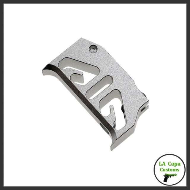 CowCow Aluminum T2 Flat Trigger - Silver