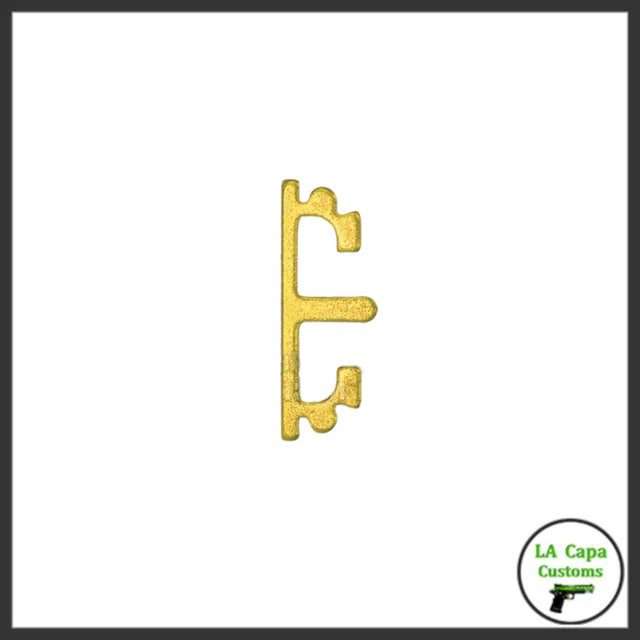 Airsoft Masterpiece Aluminum SV Puzzle Trigger Short Flat - Gold