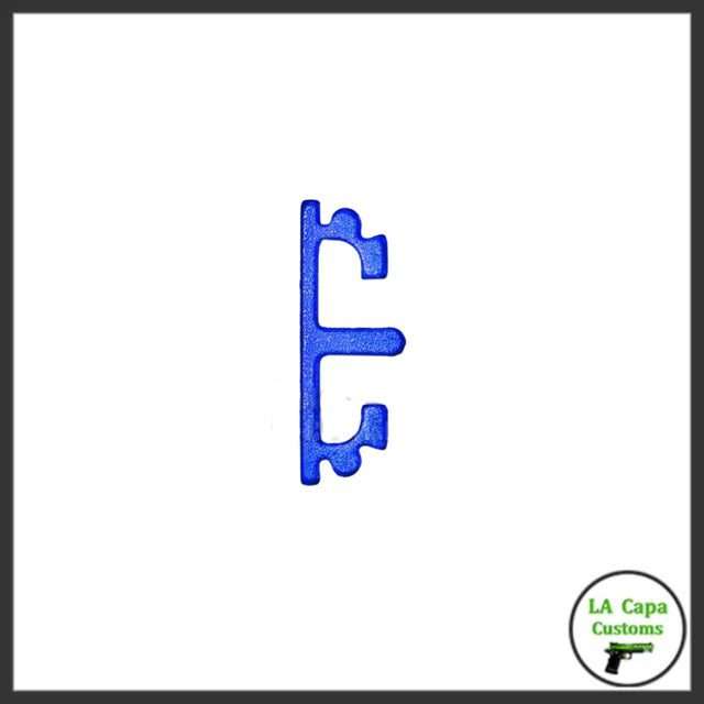 Airsoft Masterpiece Aluminum SV Puzzle Trigger Short Flat - Blue