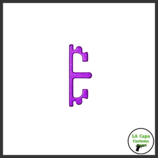 Airsoft Masterpiece Aluminum SV Puzzle Trigger Short Flat - Purple