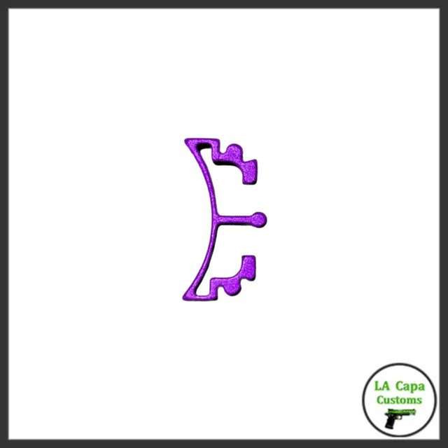 Airsoft Masterpiece Aluminum SV Puzzle Trigger Long Curve - Purple