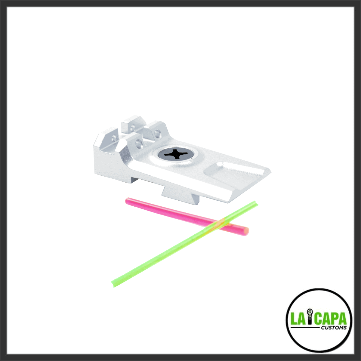 LA Capa Customs Lightweight Rear Sight - Silver