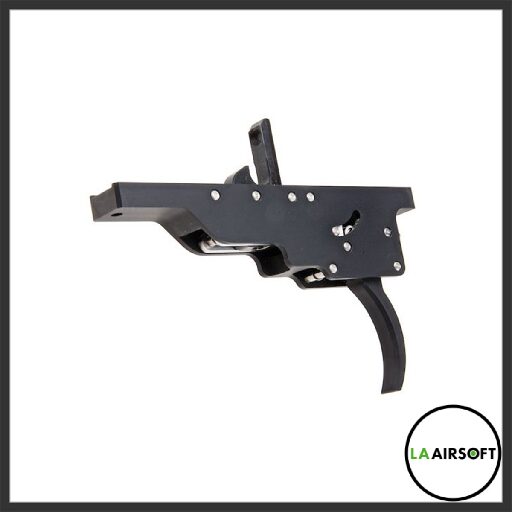 TTI Airsoft Zero Trigger unit for VSR-10, shown from the left side against a white background.