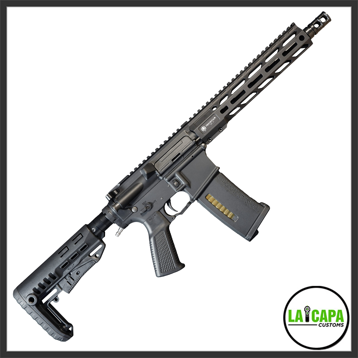 Wolverine Airsoft MTW Forged Series HPA rifle with forged receiver and Invictus M-LOK handguard