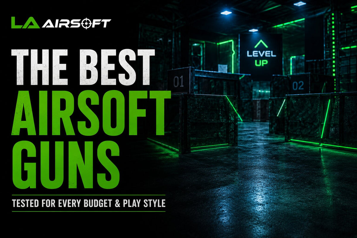 Best Airsoft Guns (2026) | Play Style, Budget, Gun Type, Etc.