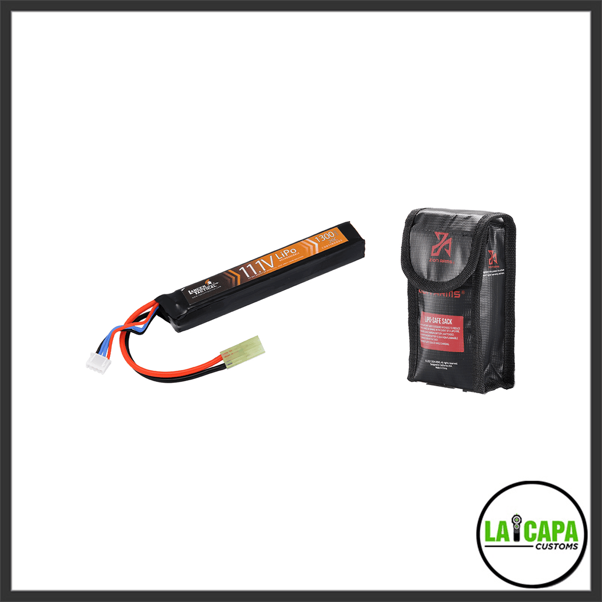 Lancer Tactical 11.1v 1300mAh 20C Stick Lipo Battery
