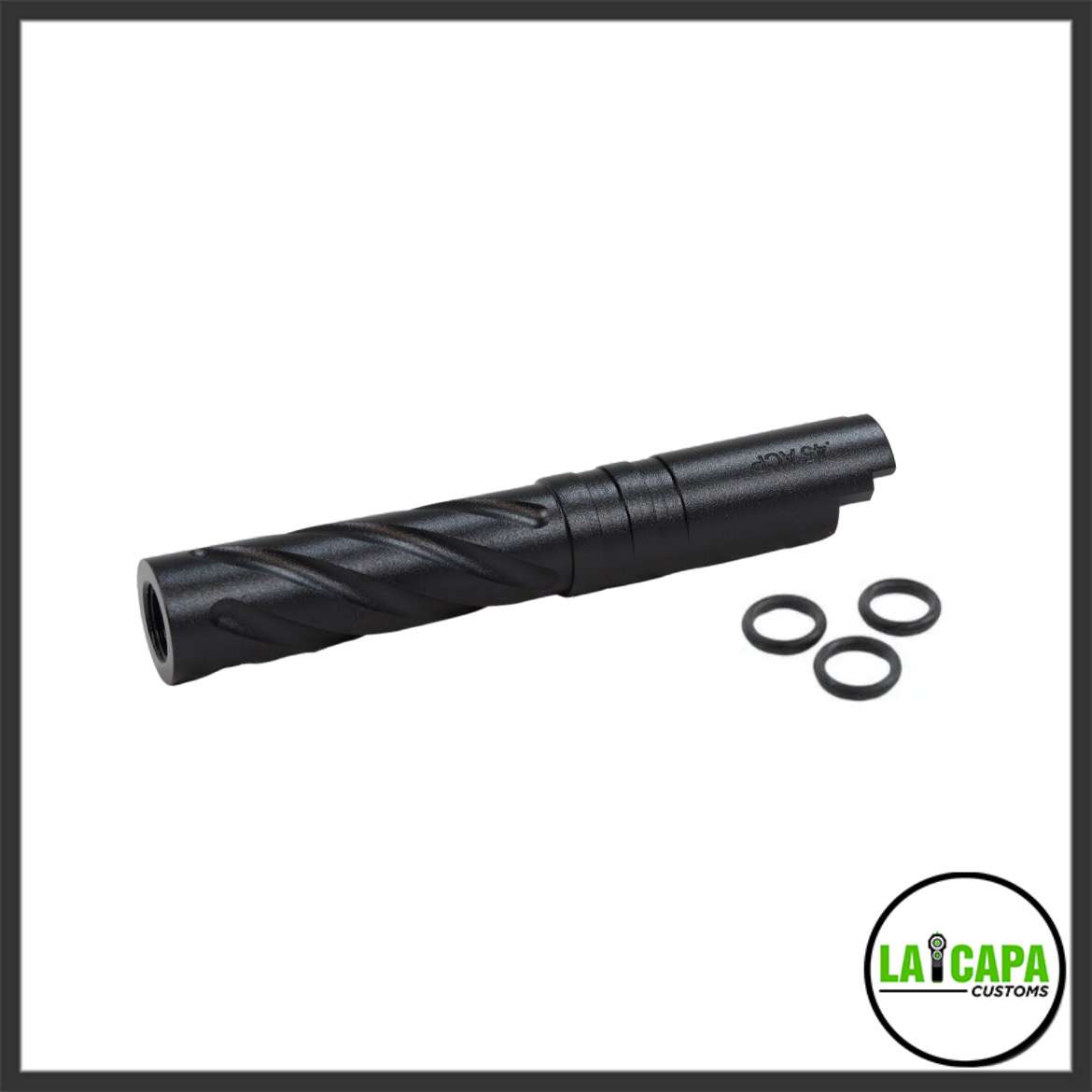 LA Capa Customs 4.3 Tornado Outer Barrel - Black