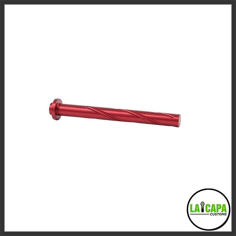 LA Capa Customs Duralumin 4.3 Guide Rod - Red