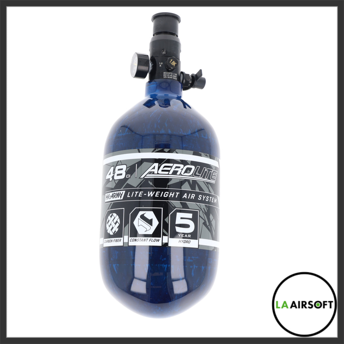 HK Army AeroLite Carbon Fiber Tank - 48ci / 4500psi