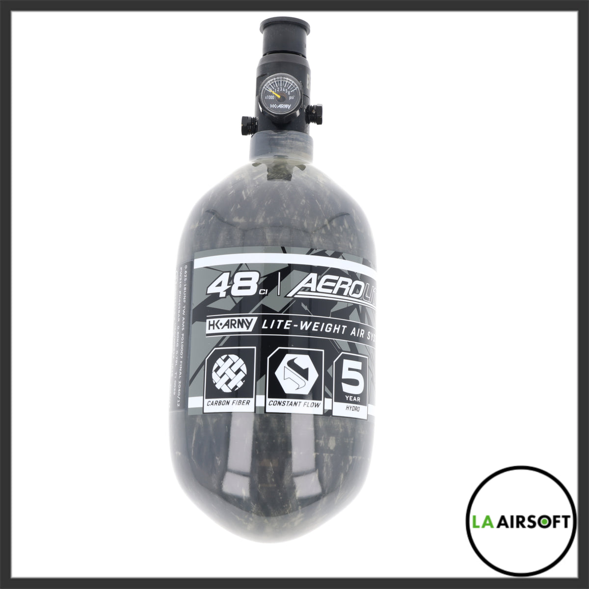 HK Army AeroLite Carbon Fiber Tank - 48ci / 4500psi
