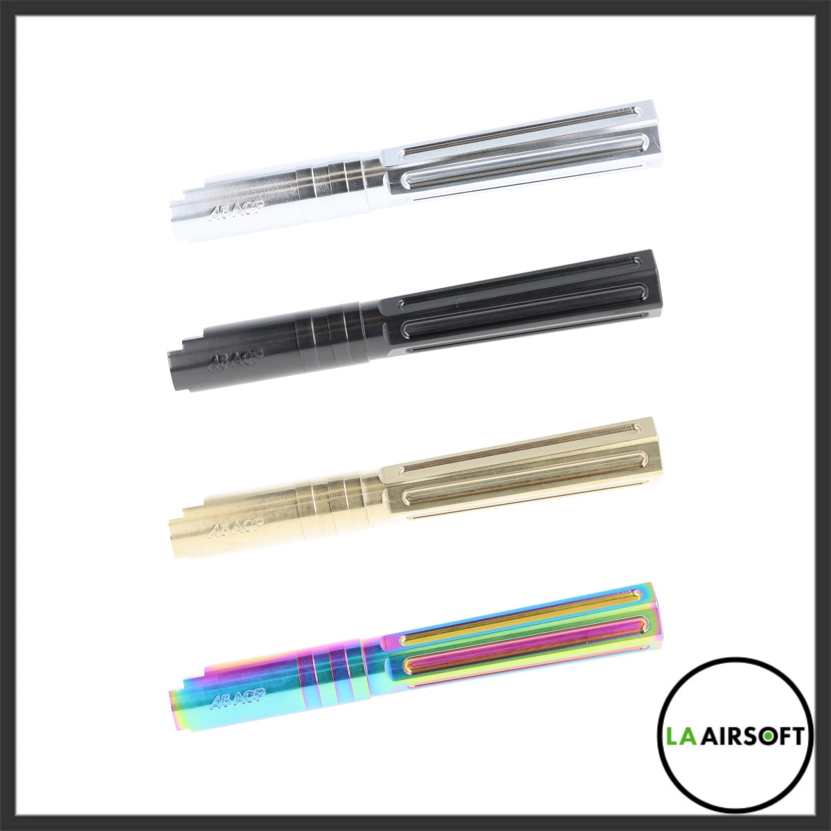 LA Capa Customs 5.1 Aluminum "HEXCUT" Outer Barrel for Hi Capa