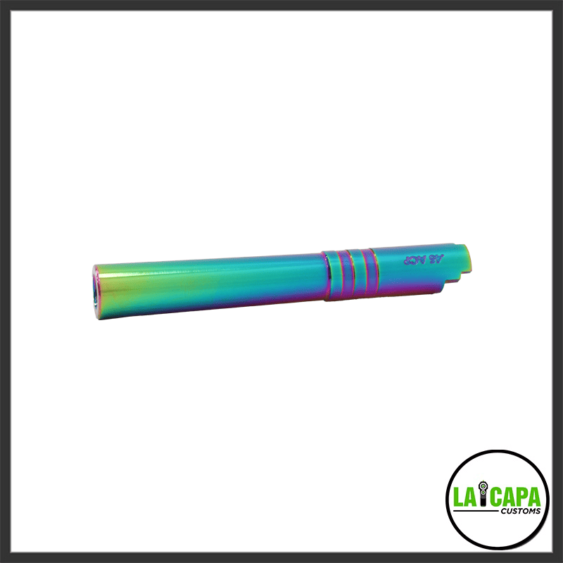 LA Capa Customs Outer Barrel - Green Heat Gradation