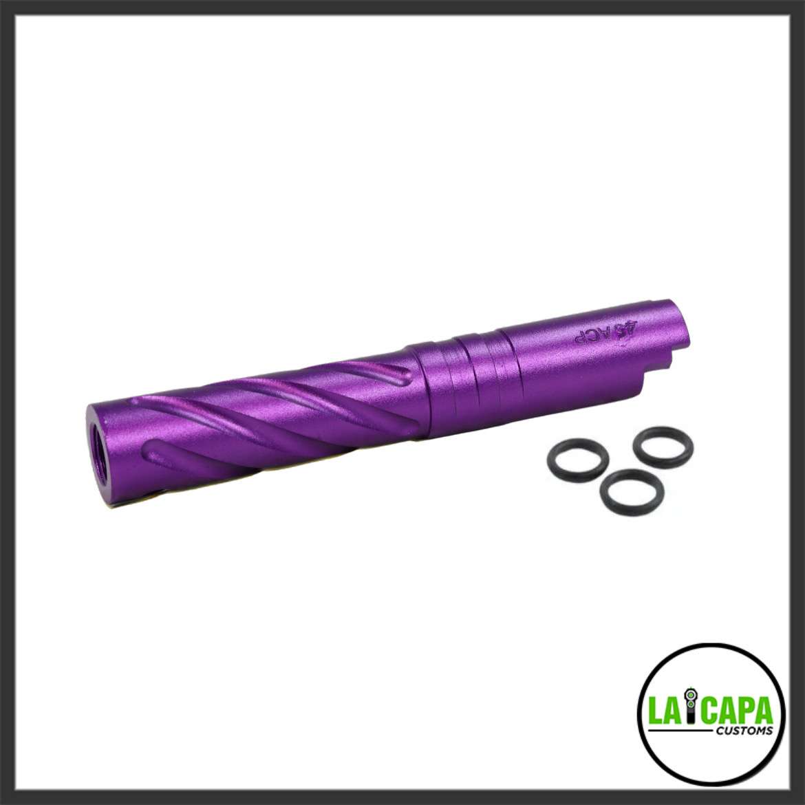 LA Capa Customs 4.3 Tornado Outer Barrel - Purple