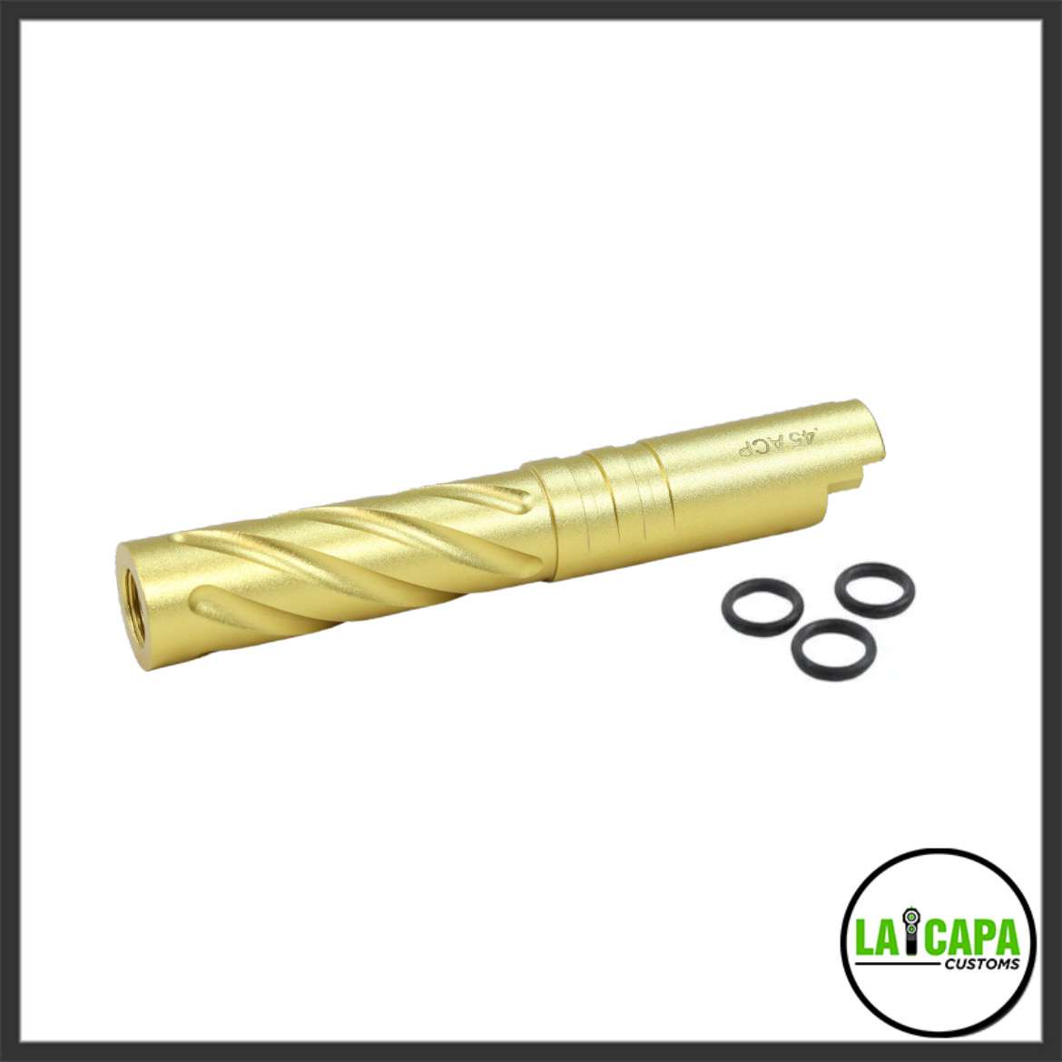 LA Capa Customs 4.3 Tornado Outer Barrel - Gold