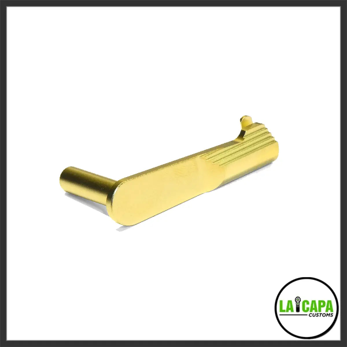 Airsoft Masterpiece STEEL Slide Stop - Type 2 Convex button for Hi Capa gold