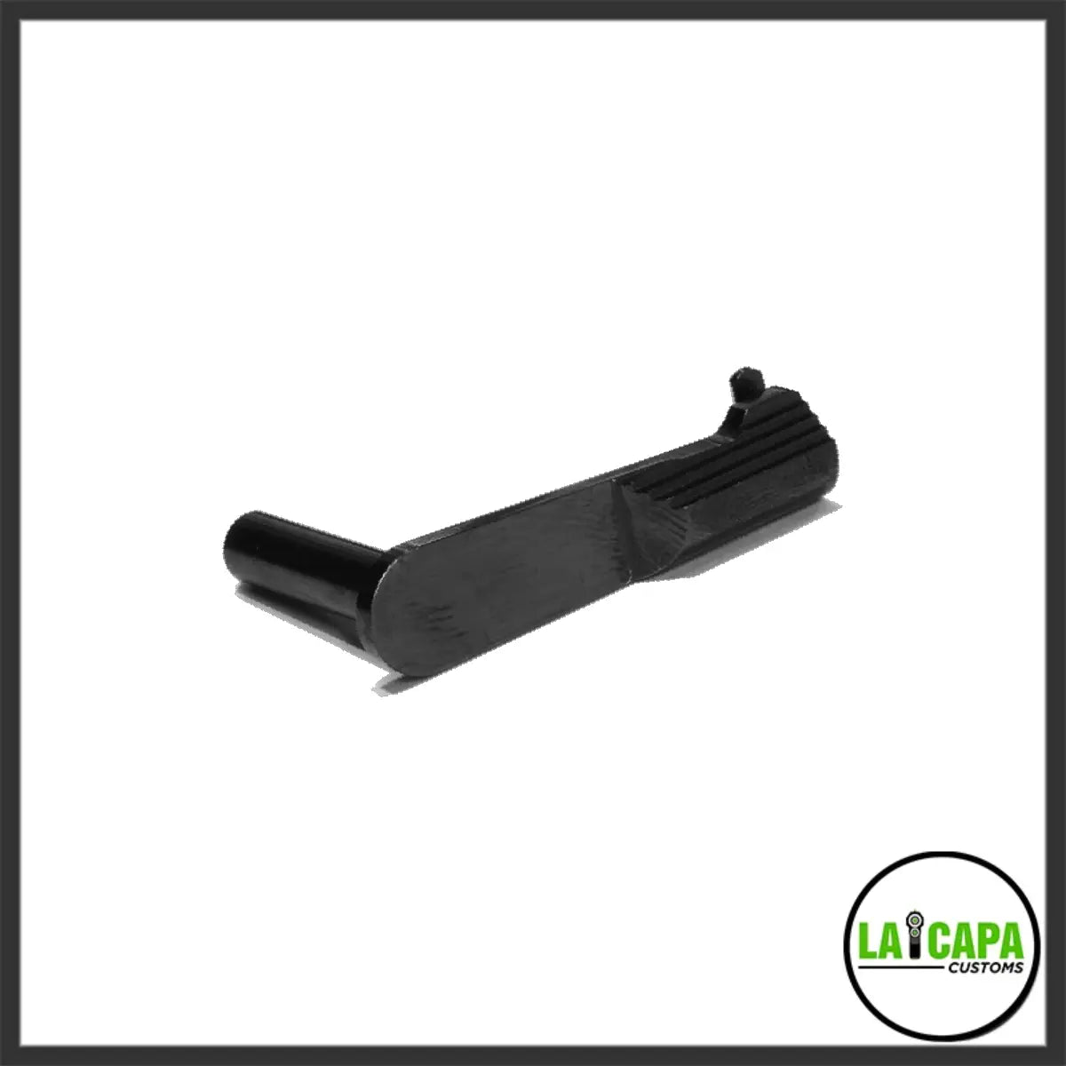 Airsoft Masterpiece STEEL Slide Stop - Type 2 Convex button for Hi Capa matt black