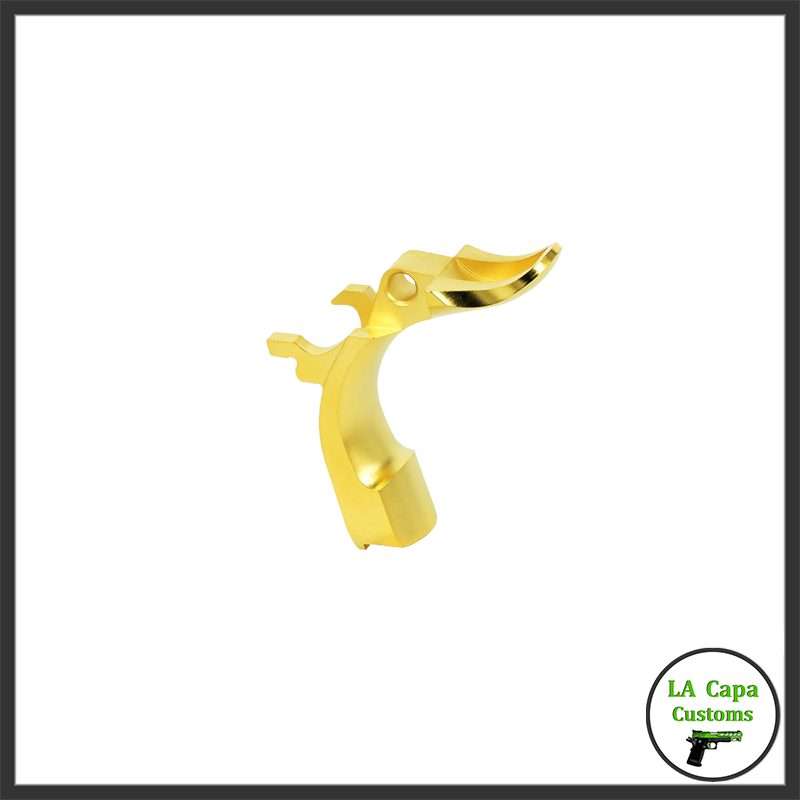 Airsoft Masterpiece Steel Rear Grip Safety (S Style) - Gold
