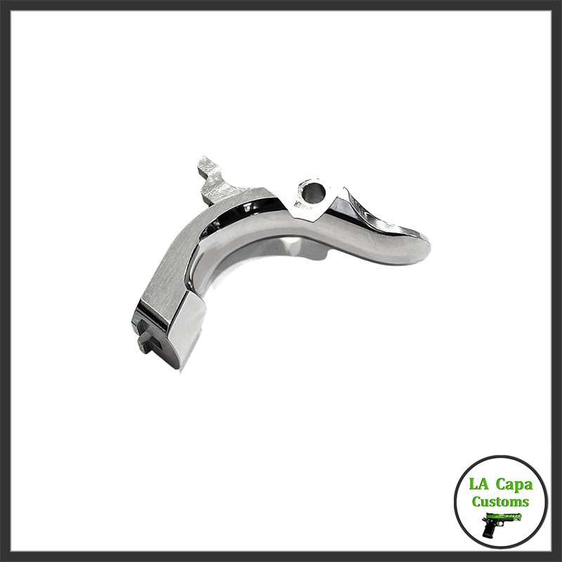 Airsoft Masterpiece Steel Rear Grip Safety (S Style) - Silver