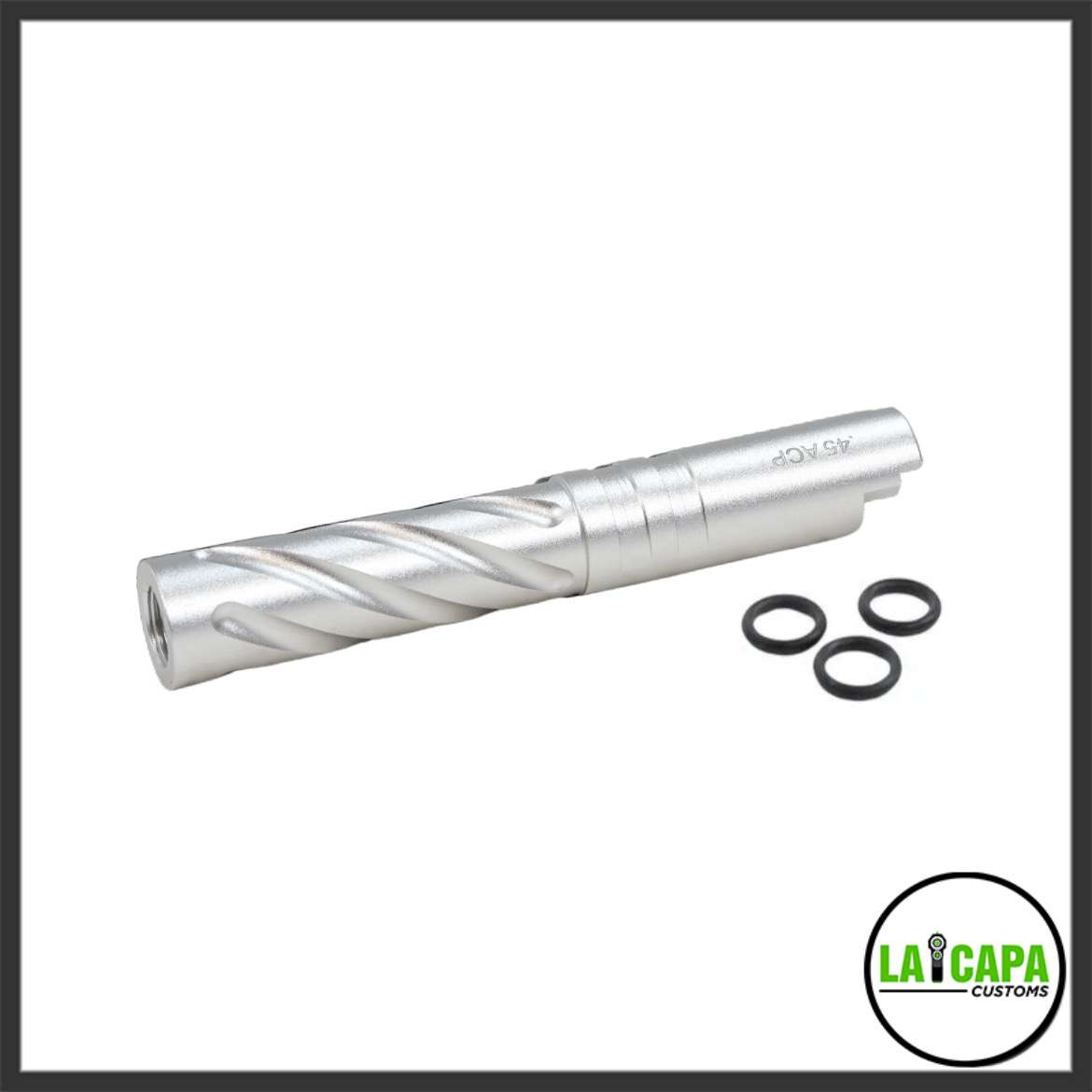 LA Capa Customs 4.3 Tornado Outer Barrel - Silver