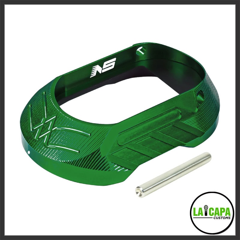 CNC Aluminum Magwell - Green