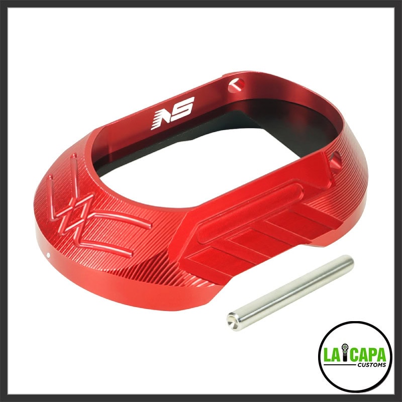 CNC Aluminum Magwell - Red